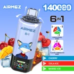 Airmez 140K Puffs 140000 6-in-1 Nagykereskedelmi Eldobható E-Cigaretta – Prémium Vaping Élmény Kiváló Árban - Image 5