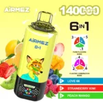 Airmez 140K Puffs 140000 6-in-1 Nagykereskedelmi Eldobható E-Cigaretta – Prémium Vaping Élmény Kiváló Árban - Image 6