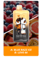 Merry Mi Panda Twins 40000 Puffs 2 az 1-ben Eldobható Vape – Két Íz Egy Készülékben - Image 2