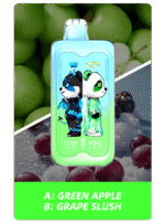 Merry Mi Panda Twins 40000 Puffs 2 az 1-ben Eldobható Vape – Két Íz Egy Készülékben - Image 8