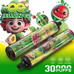 QQ Bang 30K teszt: 30 000 puff kapacitás, Crystal Pen dizájn – eldobható vape magyar nyelvű értékelés