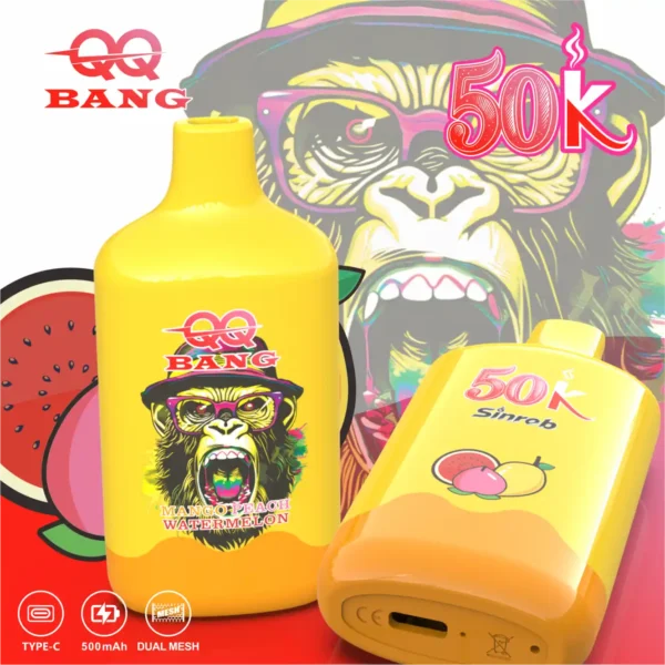 QQ BANG 50000 Puffs Eldobható Vape – 50 000 Puff • Dual Mesh • Újratölthető