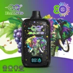 🔥 QQ Bang 80K – 80 000 Puff Eldobható Vape | Type-C Újratölthető, Mesh Coil, LED kijelző - Image 11