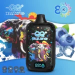 🔥 QQ Bang 80K – 80 000 Puff Eldobható Vape | Type-C Újratölthető, Mesh Coil, LED kijelző - Image 10